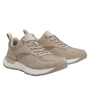 Timberland Men's Voyager Park Low Lace-Up Sneaker - LT Taupe Mesh - Size: 8